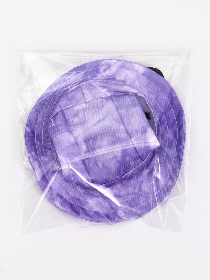 Панама для собак и кошек, размер S, ОГ - 23 см, вес 2-7 кг, фиолетовая