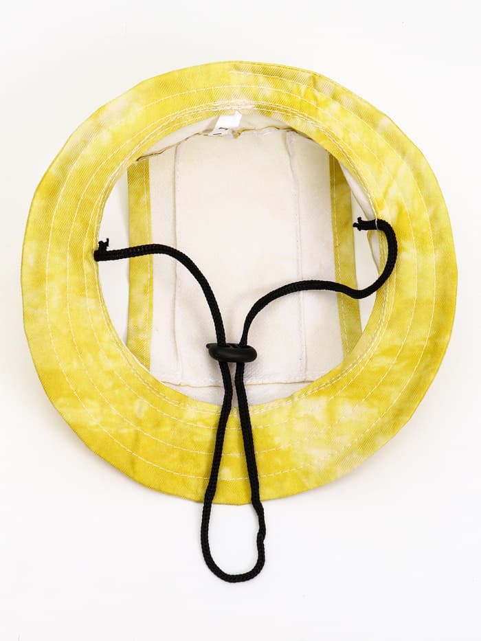 Панама для собак и кошек, размер L, ОГ - 42 см, вес 15-45 кг, жёлтая