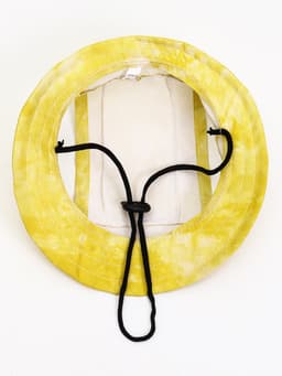 Панама для собак и кошек, размер L, ОГ - 42 см, вес 15-45 кг, жёлтая