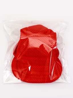 Кепка для животных, размер S, ОГ - 31 см, высота 8.5 см, красная