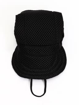 Кепка для собак и кошек, размер M, ОГ - 34 см, высота 11 см, чёрная