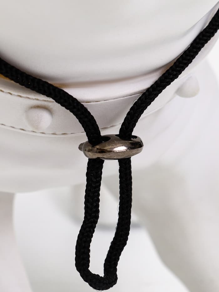 Кепка для собак и кошек, размер L, ОГ - 44 см, высота 13.5 см, чёрная