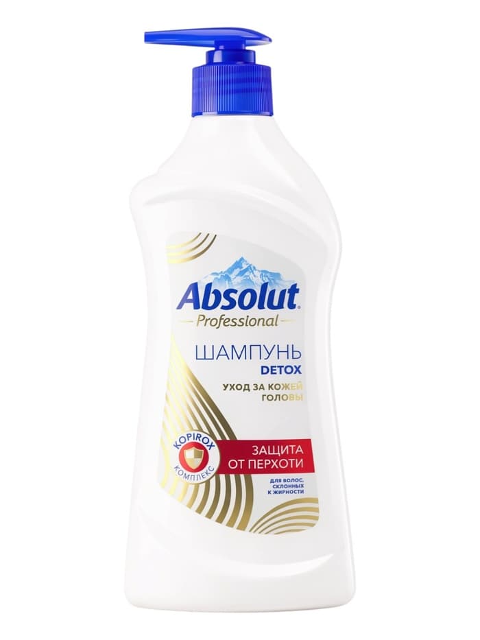 Шампунь ABSOLUT Professional защита от перхоти + detox, 450 г