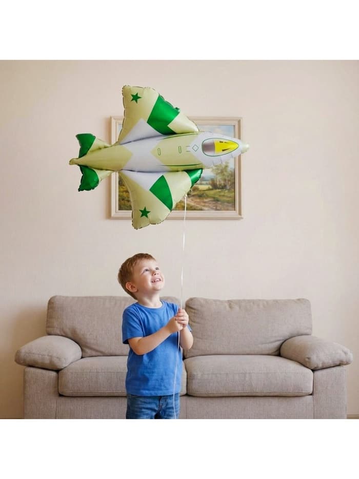 Воздушный шар фольгированный 41" «Истребитель камуфляж»