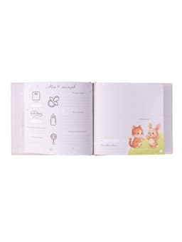 Фотокнига для малыша 36 листов, 72 страницы «Начало моего пути», фотоальбом для фото, с конвертами, 25.5×24 см