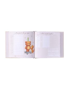 Фотокнига для малыша 36 листов, 72 страницы «Начало моего пути», фотоальбом для фото, с конвертами, 25.5×24 см