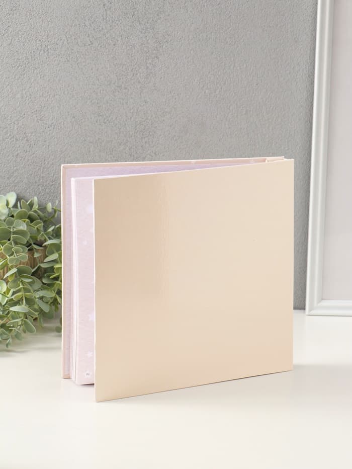 Фотокнига для малыша 36 листов, 72 страницы «Начало моего пути», фотоальбом для фото, с конвертами, 25.5×24 см