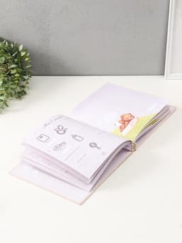 Фотокнига для малыша 36 листов, 72 страницы «Начало моего пути», фотоальбом для фото, с конвертами, 25.5×24 см