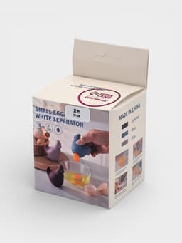 Разделитель белка и желтка «Ряба», 8.5×8×8, силикон, синий