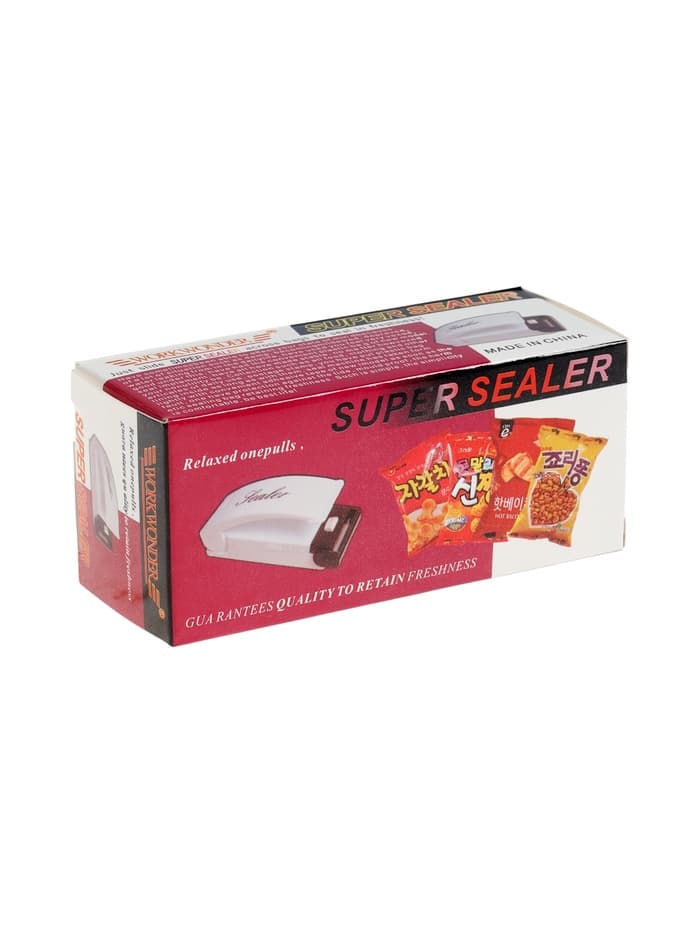 Машинка для запаивания пакетов, 10×4 см, белая