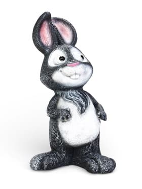 Садовая фигура «Зайчик Федя» из полистоуна, 24×17×42 см