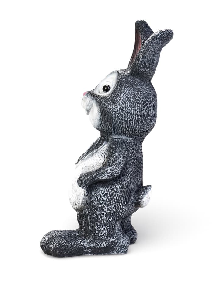 Садовая фигура «Зайчик Федя» из полистоуна, 24×17×42 см