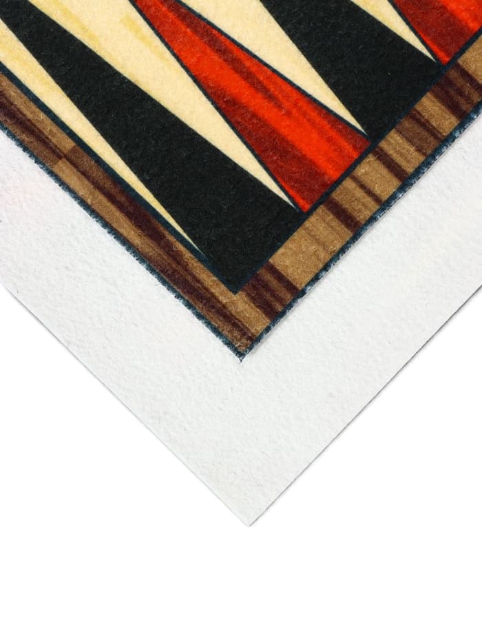 Коврик - сидушка для бани и сауны «Нарды», 56.5×53 см, полиэфир