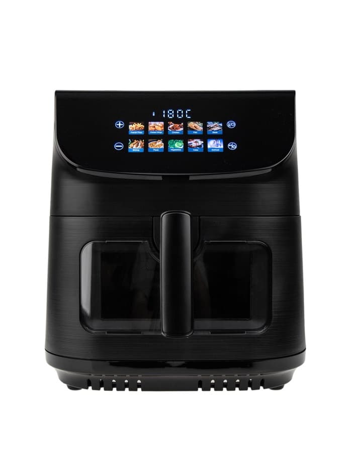 Аэрогриль ELTRONIC 777-01, 9 л, 2200 Вт, 10 программ, 80-200°C, таймер до 60 мин, чёрный