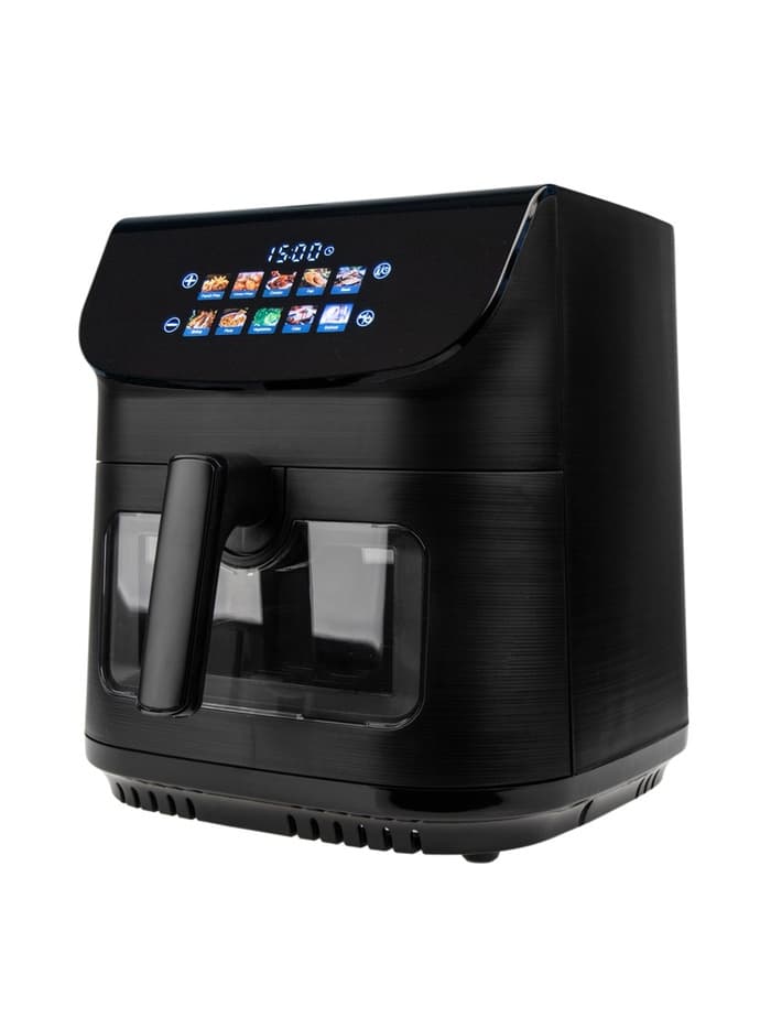 Аэрогриль ELTRONIC 777-01, 9 л, 2200 Вт, 10 программ, 80-200°C, таймер до 60 мин, чёрный