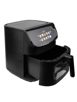 Аэрогриль ELTRONIC 777-01, 9 л, 2200 Вт, 10 программ, 80-200°C, таймер до 60 мин, чёрный