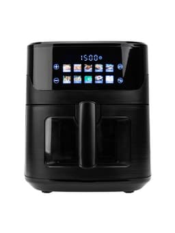 Аэрогриль ELTRONIC 777-02, 6.3 л, 1600 Вт, 10 программ, 80-200°C, таймер до 60 мин, чёрный