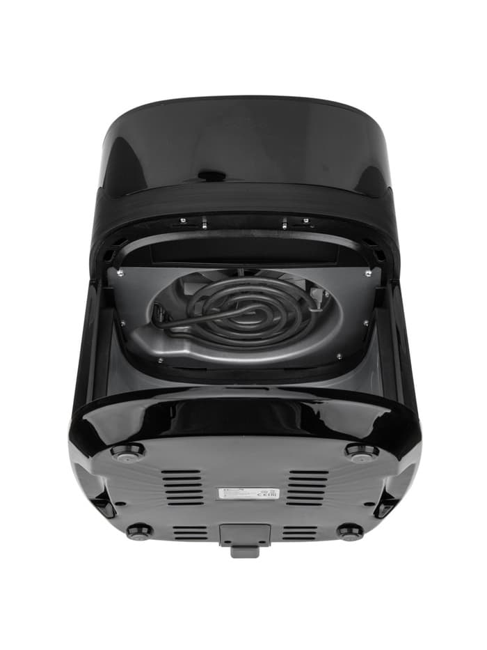 Аэрогриль ELTRONIC 777-02, 6.3 л, 1600 Вт, 10 программ, 80-200°C, таймер до 60 мин, чёрный