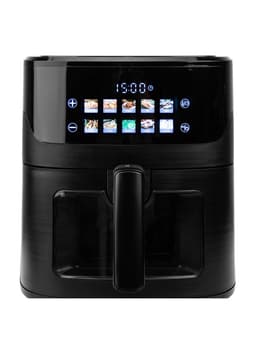 Аэрогриль ELTRONIC 777-02, 6.3 л, 1600 Вт, 10 программ, 80-200°C, таймер до 60 мин, чёрный