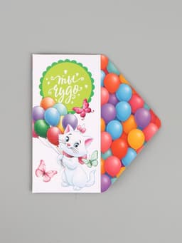 Конверт для денег «Ты чудо», глиттер 16.5 × 8 см