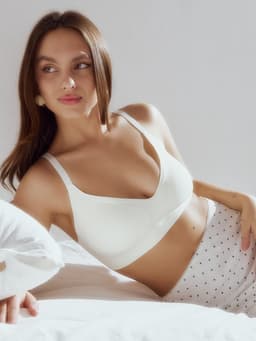 Бюстгальтер женский бесшовный MINAKU, размер 40-42 (S), цвет молочный