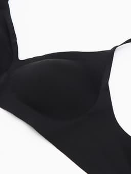 Бюстгальтер женский бесшовный MINAKU, размер 46 (L), чёрный