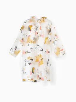 Дождевик детский «Собаки», рост 125-155 см