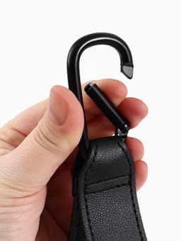 Крючок карабин для сумок на коляску, экокожа, 2 шт., Mum&Baby
