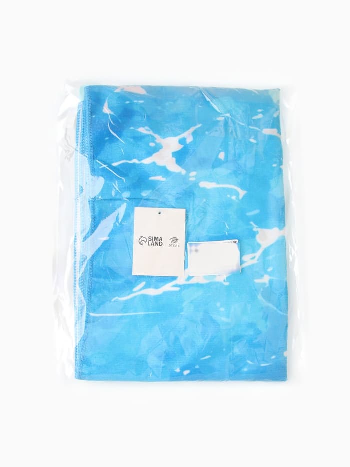 Полотенце пляжное «Этель» Sea, 70×140 см, микрофибра 200 г/м²
