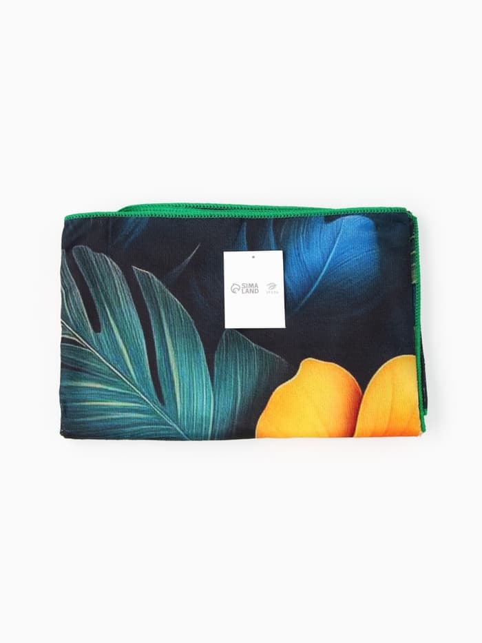 Полотенце пляжное «Этель» Tropics, 70×140 см, микрофибра 200 г/м²