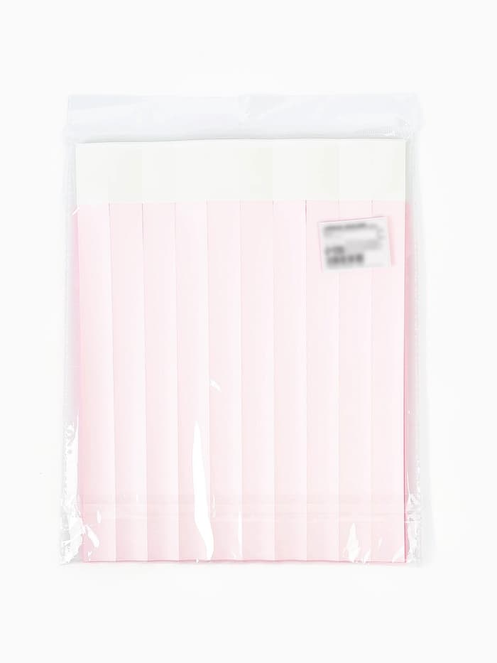 Браслеты бумажные розовые, 24.5 см × 2 см, 100 шт.