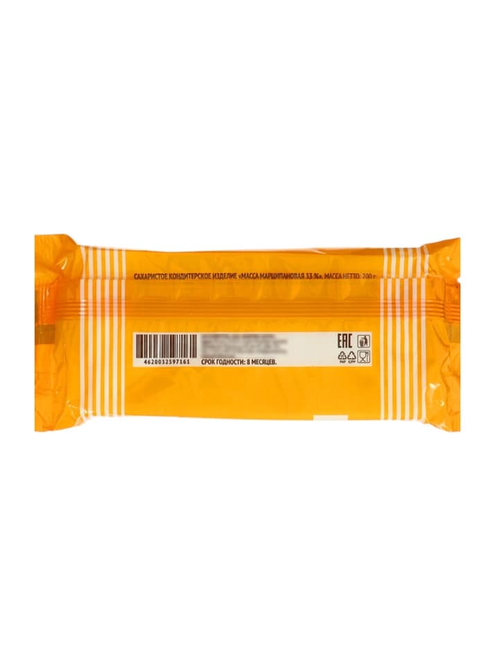 Сахаристое кондитерское изделие «Масса марципановая 33%», 200 г
