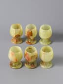 Набор рюмок 6 шт. «Грация», 5×7.5 см, оникс