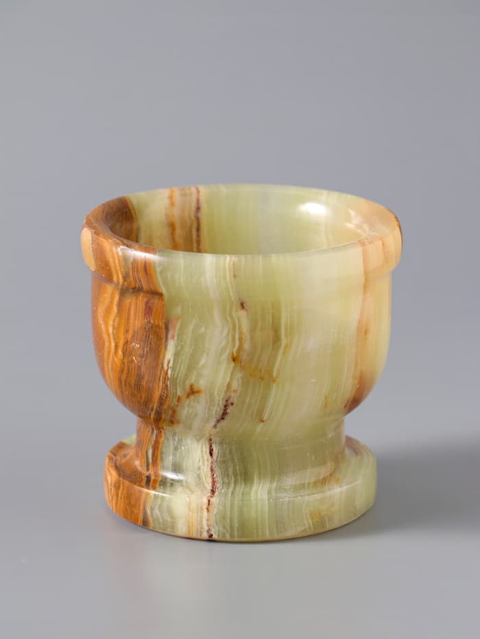 Набор: ступка с пестиком, оникс, 7×8×8.5 см