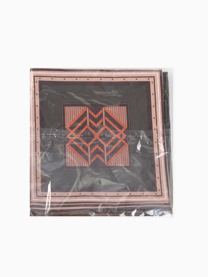 Платки носовые мужские «Этель», 30×30 см, набор 12 шт., 100% хлопок, коричневые, рисунок МИКС