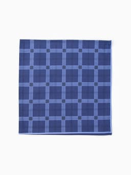 Платки носовые мужские «Этель», 30×30 см, набор 12 шт., 100% хлопок, синие, рисунок МИКС