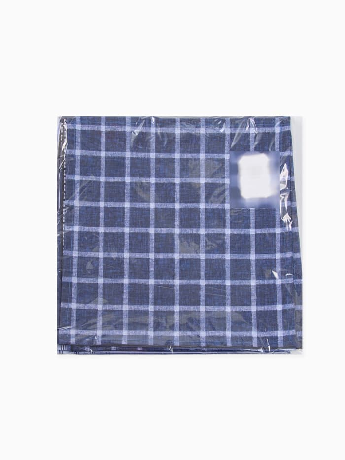 Платки носовые мужские «Этель», 30×30 см, набор 12 шт., 100% хлопок, синие, рисунок МИКС