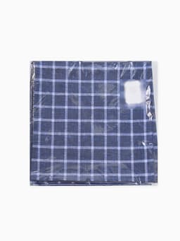 Платки носовые мужские «Этель», 30×30 см, набор 12 шт., 100% хлопок, синие, рисунок МИКС