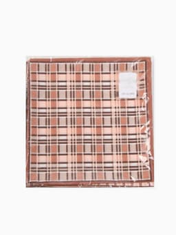 Платки носовые мужские «Этель», 30×30 см, набор 12 шт., 100% хлопок, светло-коричневые, рисунок МИКС