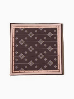 Платки носовые мужские «Этель», 30×30 см, набор 12 шт., 100% хлопок, светло-коричневые, рисунок МИКС