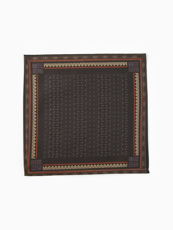 Платки носовые мужские «Этель», 30×30 см, набор 12 шт., 100% хлопок, светло-коричневые, рисунок МИКС