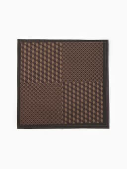 Платки носовые мужские «Этель», 30×30 см, набор 12 шт., 100% хлопок, светло-коричневые, рисунок МИКС