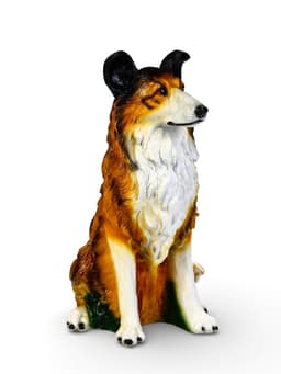 Садовая фигура из гипса «Собака-Колли», 34.8×34×54 см