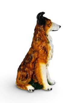 Садовая фигура из гипса «Собака-Колли», 34.8×34×54 см