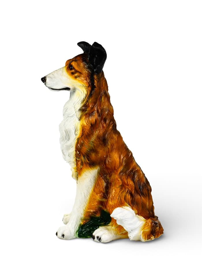 Садовая фигура из гипса «Собака-Колли», 34.8×34×54 см