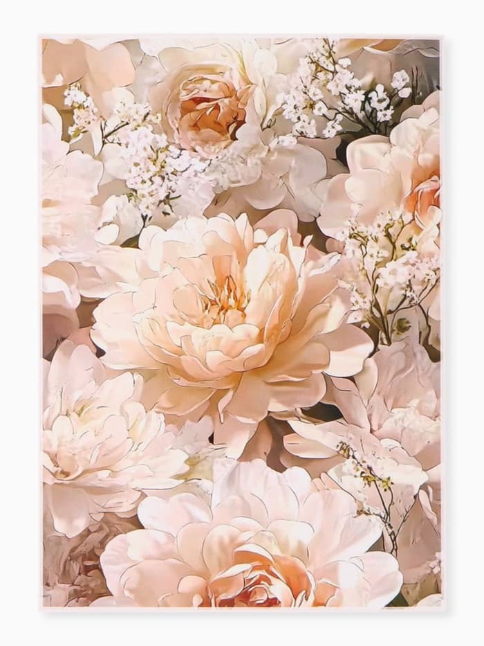 Открытка поздравительная с карманом для денег «Цветы», 19 х 29 см