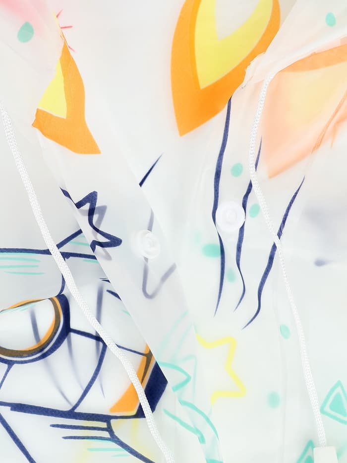 Дождевик детский «Космос», рост 125-155