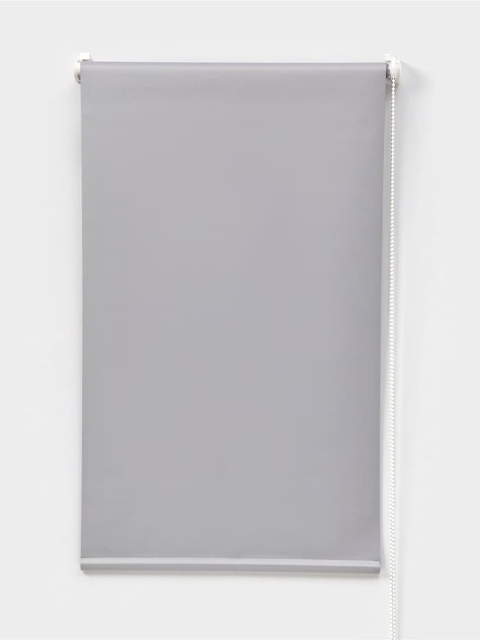 Штора рулонная 50×160 см «Блэкаут», по полотну 47×160 см, серая