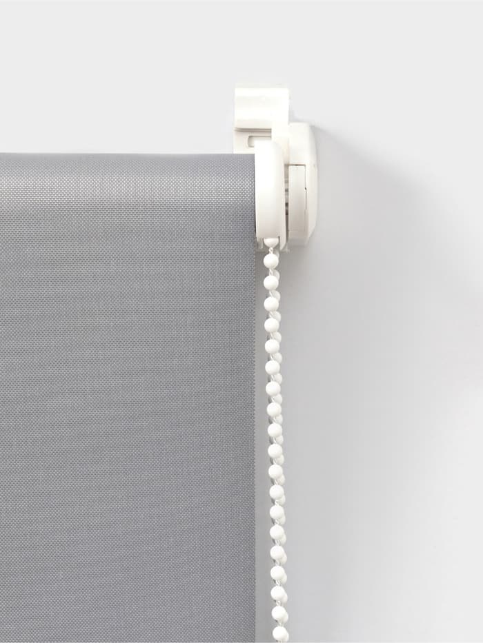 Штора рулонная 60×160 см «Блэкаут», по полотну 57×160 см, серая