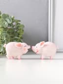 Набор фигурок 2 шт. полистоун «Поросята - поцелуй», 4×7.3×4.5 см